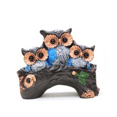 原木貓頭鷹裝飾 katl007, 混色