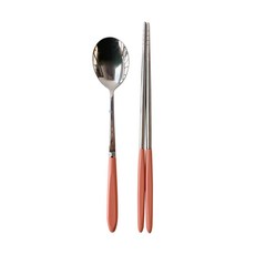 소소모소 마카롱 수저 세트, 러스트, 숟가락 + 젓가락, 1개