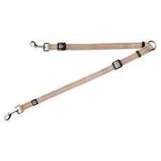 Mungtem 兩隻小狗走雙皮帶, 米色, 1條