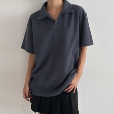 여성용 NF 매직9 반팔 니트 카라 티셔츠