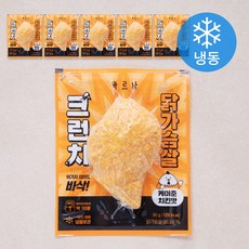 바르닭 크런치 닭가슴살 케이준치킨맛 (냉동), 90g, 1개입, 6개