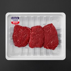 미국산 초이스 안심 스테이크용 (냉장), 1개, 600g