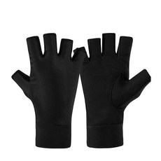 Minko 無指釣魚手套, 黑色, 1個