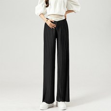簡約薄款褶皺休閒寬鬆時尚孕婦褲