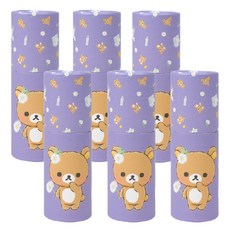 Feelbox 包_鬆弛熊12色迷你實木彩色鉛筆紫, 6個, 12 種顏色