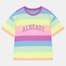 Cindy kids 女童彩虹短袖T恤 CIRA22402