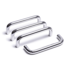 把手世界 10Φ DJ 2孔家具把手 鍍鉻 P96, 4個