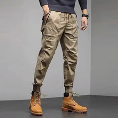 남성용 면스판 밴딩 조거 팬츠 YXP15