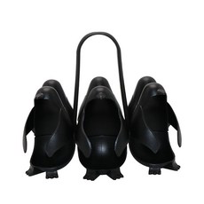 企鵝柄蒸蛋模RD_190, 黑色的, 1個