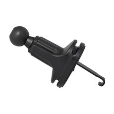 Redbean DLAM 槓桿式鋼鉤出風口車用手機支架配件 (附集線夾), 黑色的, 1個