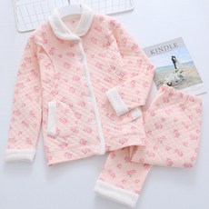 Estella小花口袋圖案孕婦睡衣上下套裝