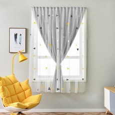 DM Corporation 黏貼式層疊魔鬼氈窗簾, TYPE2