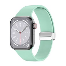 마그네틱버클 실리콘스트랩 42 / 44 / 45 / 49 mm, 민트그린