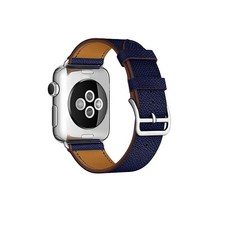 IAMPANDA Apple Watch Single Tour 皮革錶帶 38/40mm, 海軍藍