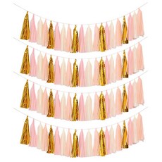 abm 派對流蘇, 4個, 玫瑰金