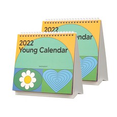 DASH AND DOT 2022年年輕台歷, 混色, 2個