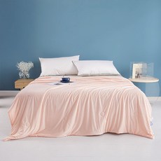 藍色貿易 涼爽冰絲夏季涼感被, 粉紅色