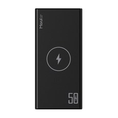 모루이 고속 무선 충전 PD 보조배터리 50000mAh 멀티단자, WP501, 블랙