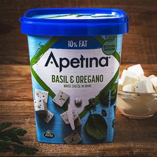 Arla 아페티나 화이트 치즈 바질 & 오레가노, 430g, 1개