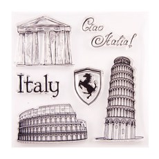 yes mall 手帳小卡裝飾DIY透明矽膠印章 NO6, 1個