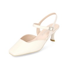 엘칸토 여성용 인텐스 스퀘어 라인 포인트 슬링백 6cm LCWO18I313