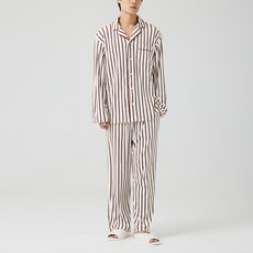 JAJU 男士貂絨睡衣上下套裝