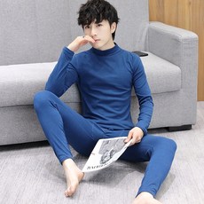 피어니스트 남성용 하프 터틀넥 도톰한 내의 상하의 세트