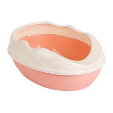 고양이 배변 변기 C_RD_48, 로즈레드, 1개