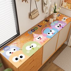 데이소이 귀여운 캐릭터 방수 다용도 매트, 02 굿럭, 1개