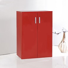 유니크가구 600 다용도수납장 일반형, 일반형 레드