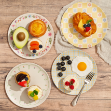 Minimo 竹製美型餐盤組, 1組, 多色, 4件組餐盤