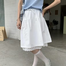 어썸풀 여성용 모라테온 레이스 스커트 A26SPSK120203