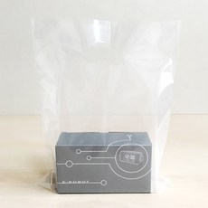 Sungwon Wrap 沖孔塑膠手提袋 35 x 25cm 透明色, 100個