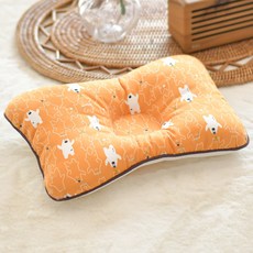 ahtty blanc 雙面一體式防扁頭枕, 1個, 白熊