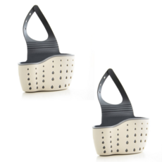 하이엉클 물빠짐 수세미걸이, 베이지, 2개