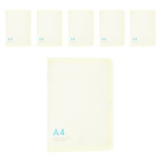 ECO Chungwoon PP 新彩色拉鍊文件夾 A4, 黃色, 6個