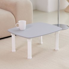 B&HOME 圓形輕量桌, 淺灰色