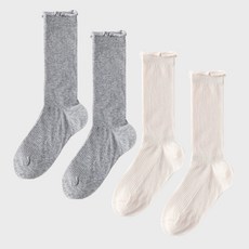 티에스에이치 여성용 시스루 양말 2종 세트