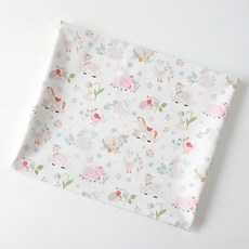 COTTONVILL 30支棉布料 動物款, 混色