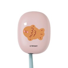 트라이코지 겨울간식 UVC LED 미니 휴대용 칫솔살균기, 붕어빵, STB-022
