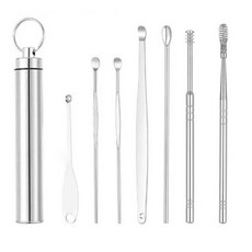 만물마켓 휴대용 케이스 + 7종 귀이개 세트, 1세트