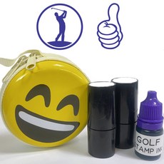 蘋果高爾夫球印章組, PURPLE C, 1套