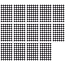 Mazing Choice 家具刮痕貼紙 黑色, 14個