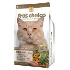 福壽實業 Pro's choice 博士巧思 無穀熟齡貓 乾飼料, 海鮮, 3kg, 1袋