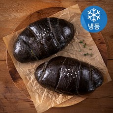 프렌떼 할라피뇨 먹물치즈 소금빵 (냉동), 160g, 1개