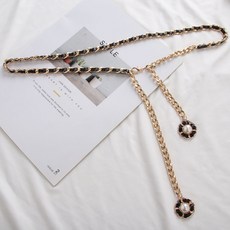 G&Y 花朵金鍊腰帶