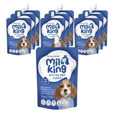 밀킹 강아지 눈 앤 관절케어 펫밀크, 우유맛, 130ml, 10개