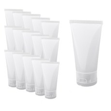 化妝品軟管容器 50ml, 半透明, 100個