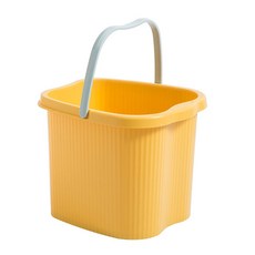 Lay Down 便攜式塑料足浴盆 黃色, 1個