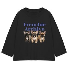 LITTLE RABBIT 家庭法國鬥牛犬長袖T恤